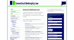 Desktop Screenshot of connecticutbankruptcylaw.com