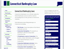 Tablet Screenshot of connecticutbankruptcylaw.com